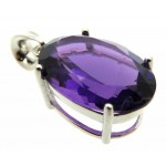 Siberian Amethyst Quartz Sterling Silver Pendant 02